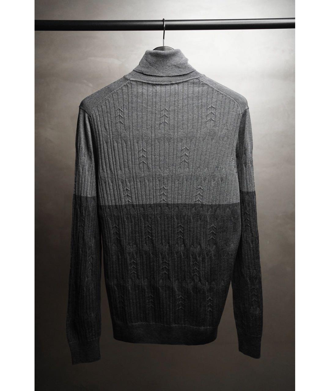 CORNELIANI Серая шерстяная водолазка, фото 2