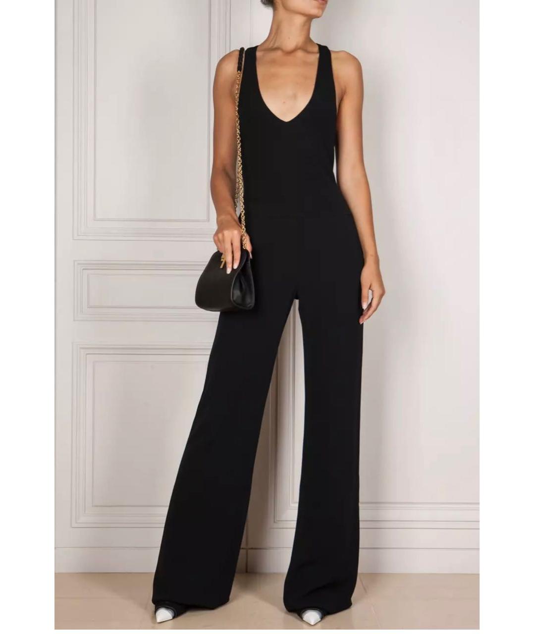 TOM FORD Черный креповый комбинезон, фото 2