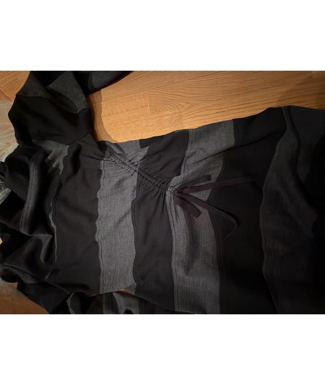 LANVIN Серое вискозное повседневное платье, фото 5