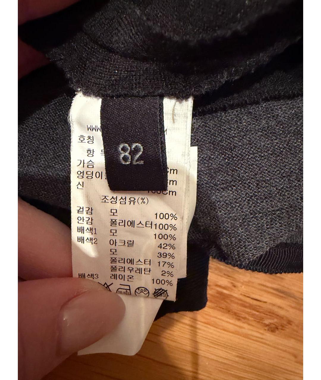 LANVIN Серое вискозное повседневное платье, фото 7