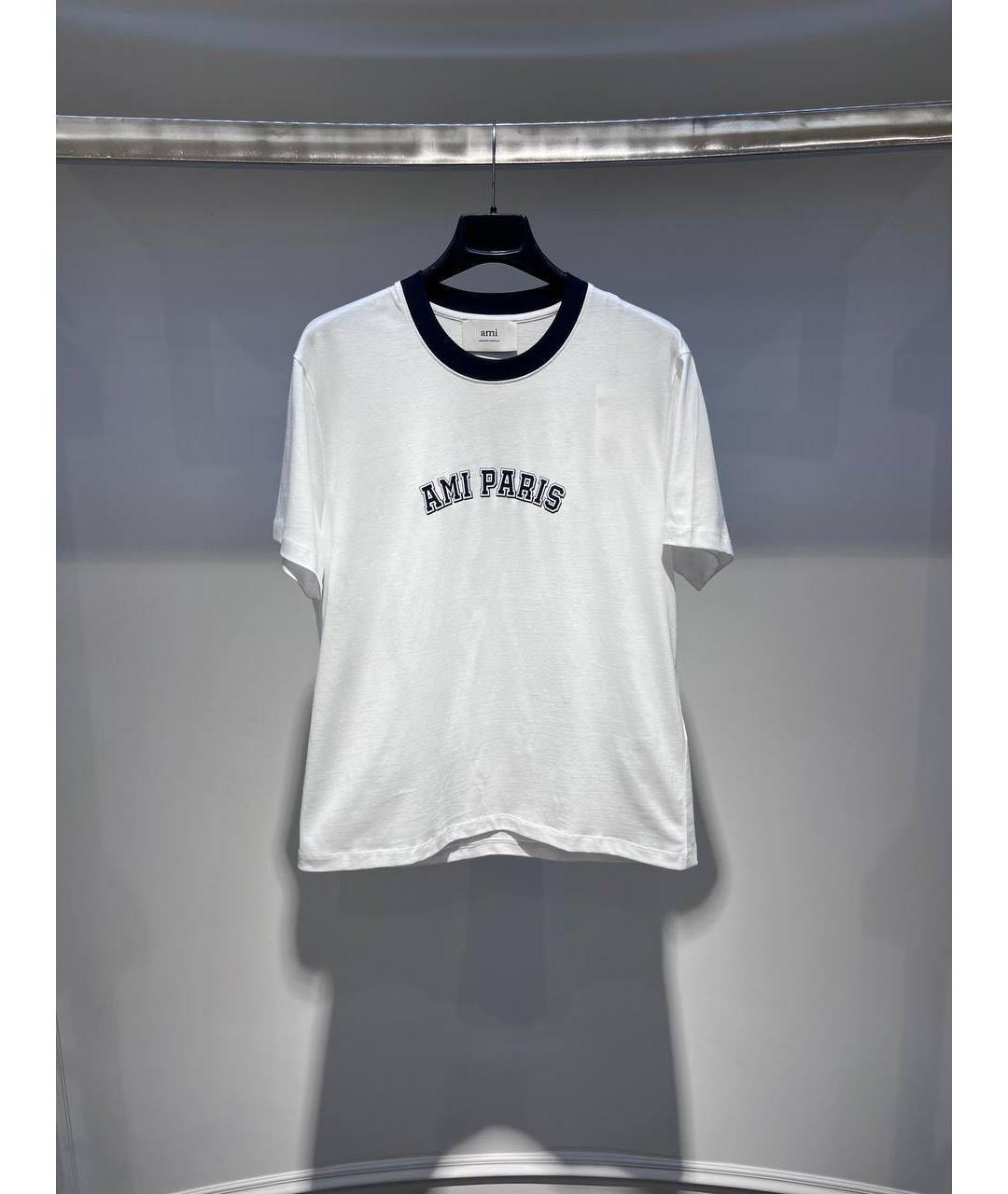 Ami Paris Белая футболка, фото 4