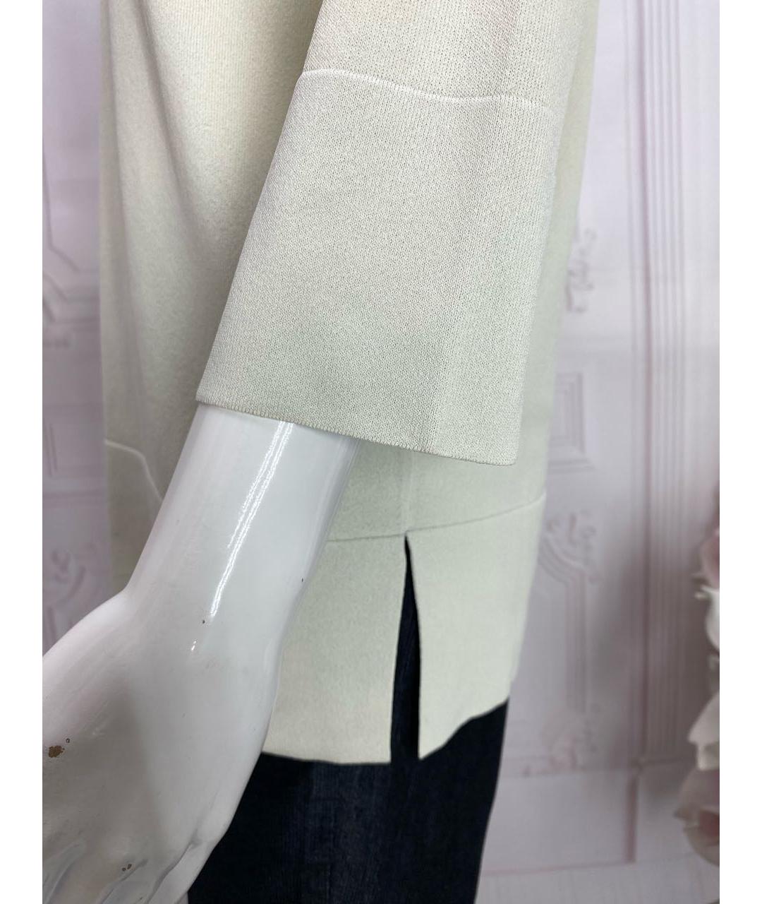 LIVIANA CONTI Бежевый вискозный джемпер / свитер, фото 4