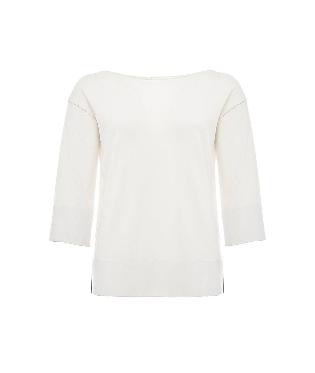 LIVIANA CONTI Бежевый вискозный джемпер / свитер, фото 1