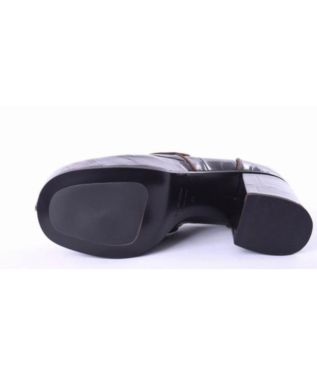 PREMIATA Коричневые лоферы из экзотической кожи, фото 3