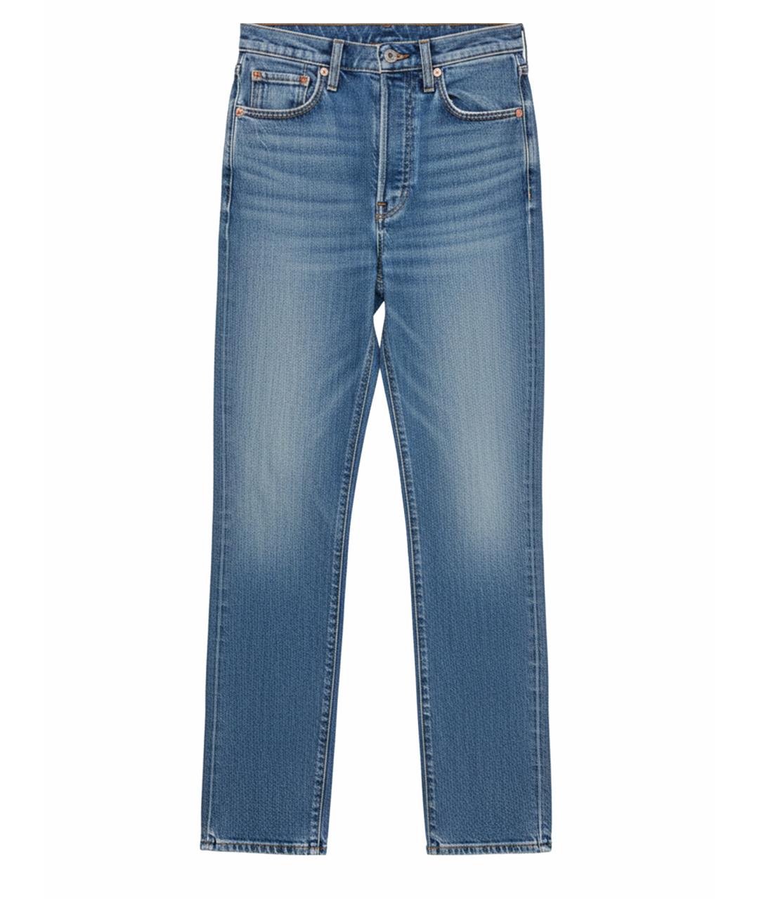 LEVI'S Темно-синие хлопковые прямые джинсы, фото 1