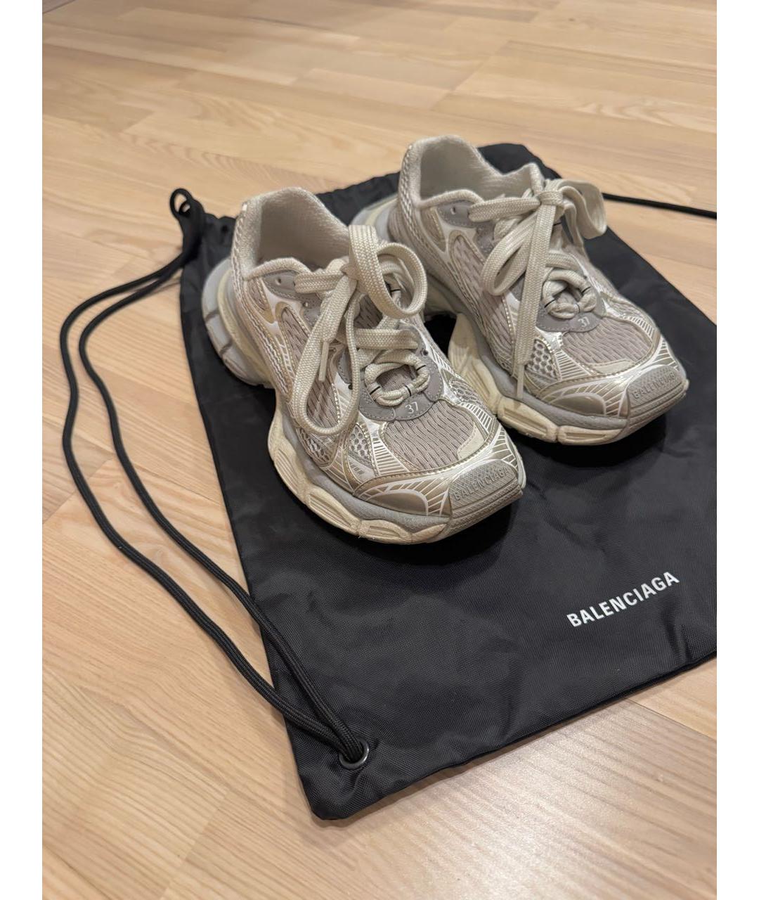 BALENCIAGA Серые кроссовки, фото 5