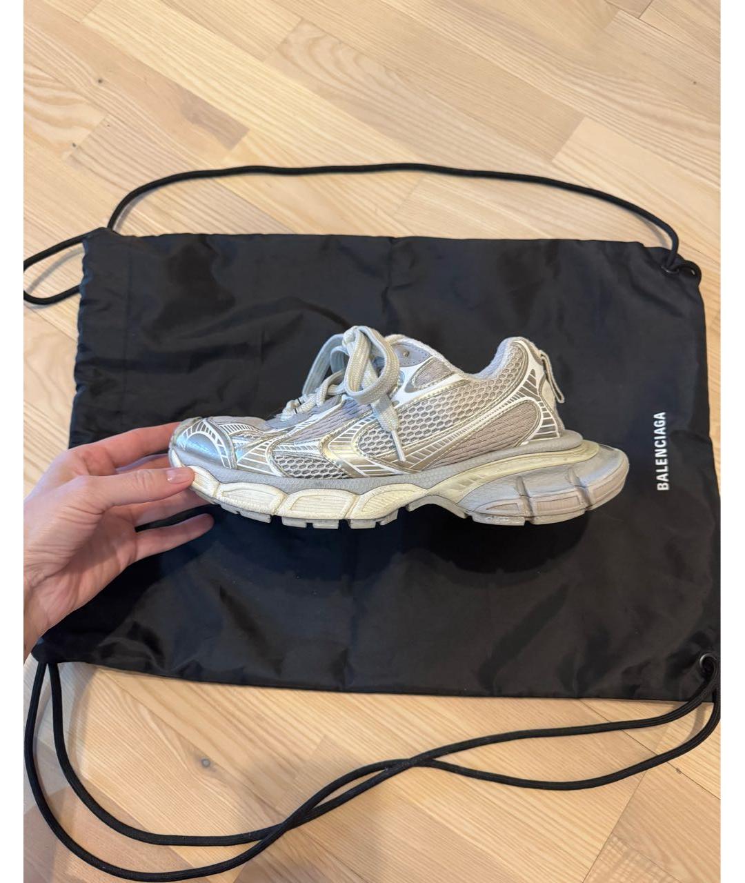 BALENCIAGA Серые кроссовки, фото 9