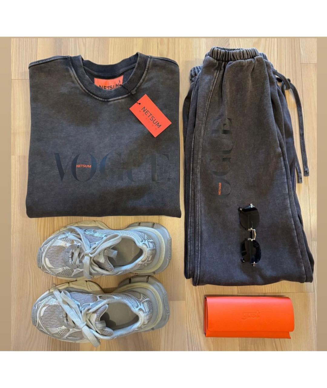 BALENCIAGA Серые кроссовки, фото 7