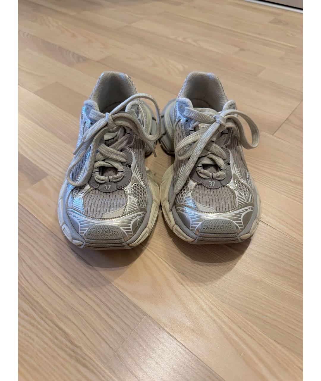 BALENCIAGA Серые кроссовки, фото 3