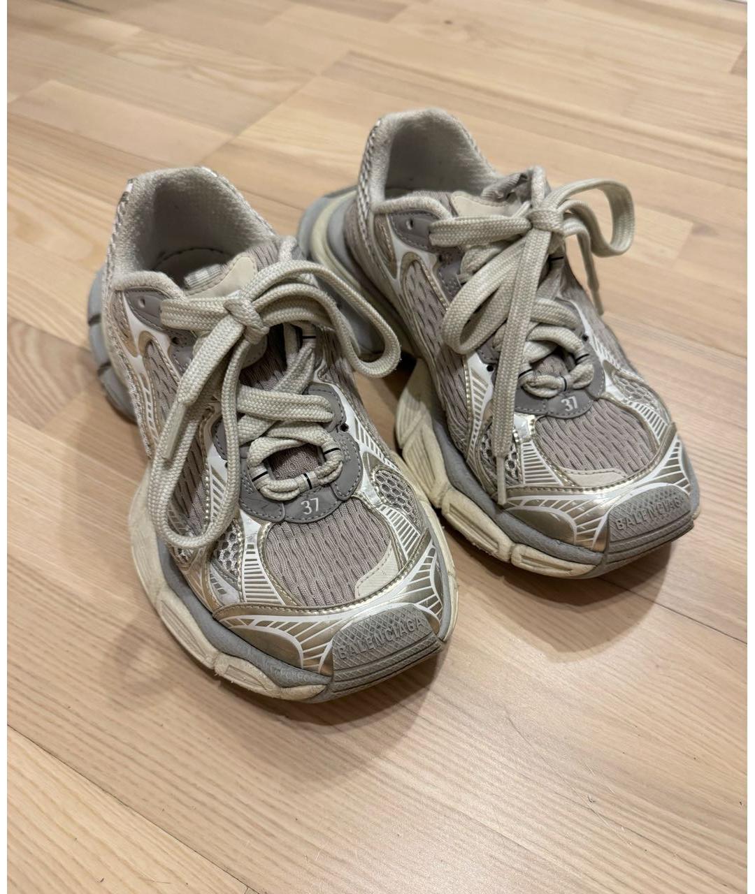 BALENCIAGA Серые кроссовки, фото 2