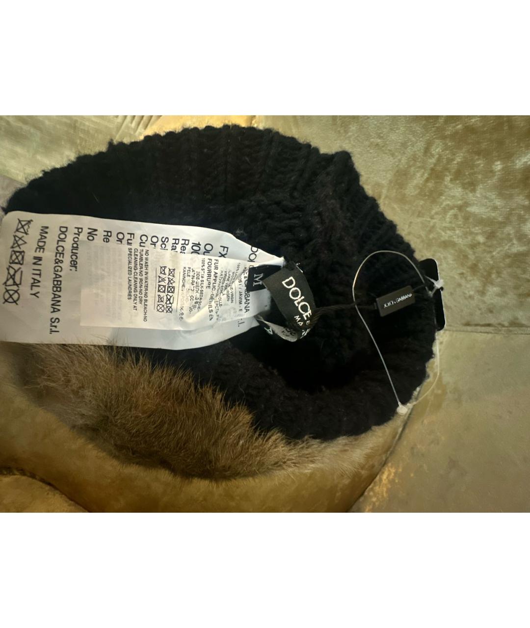 DOLCE&GABBANA Мульти шерстяная шляпа, фото 4