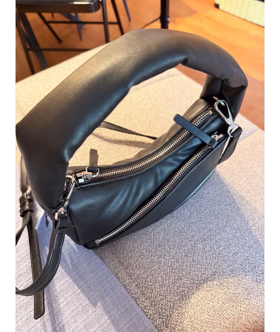 DKNY Черная сумка с короткими ручками, фото 4