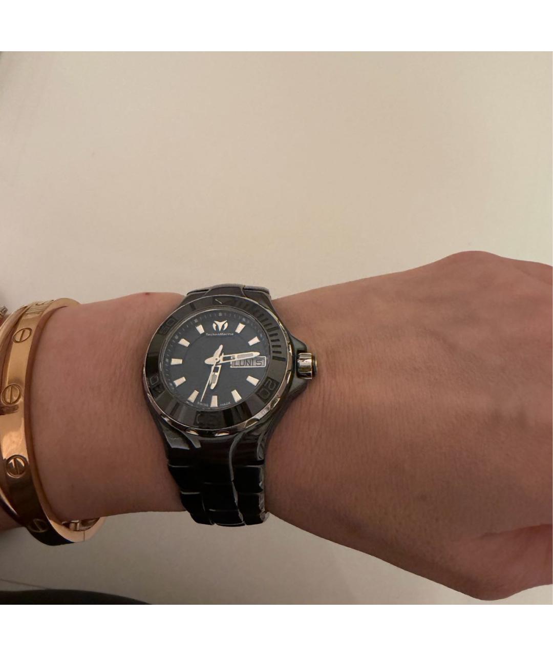 TechnoMarine Антрацитовые керамические часы, фото 5