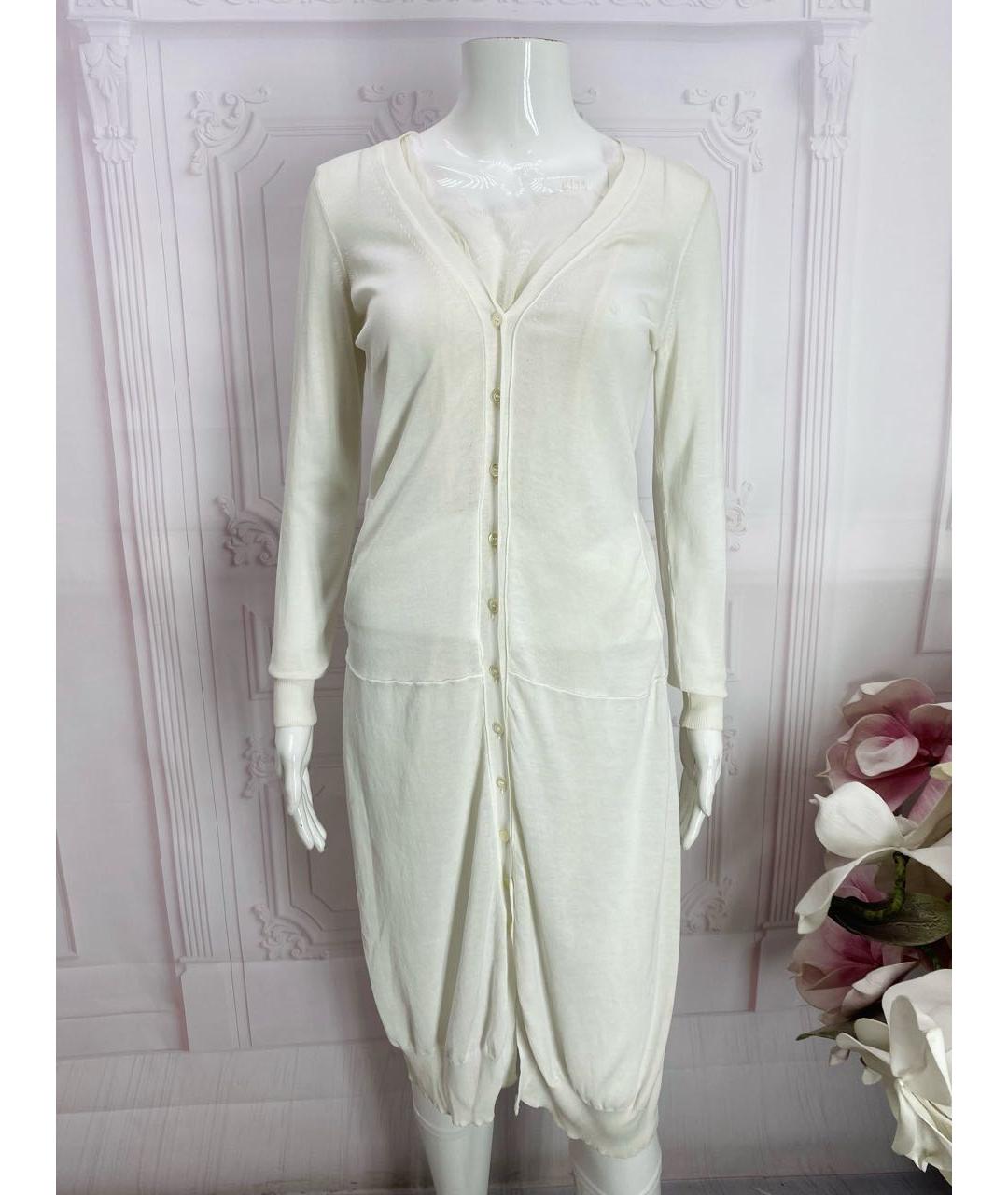 LIVIANA CONTI Белый хлопковый кардиган, фото 5