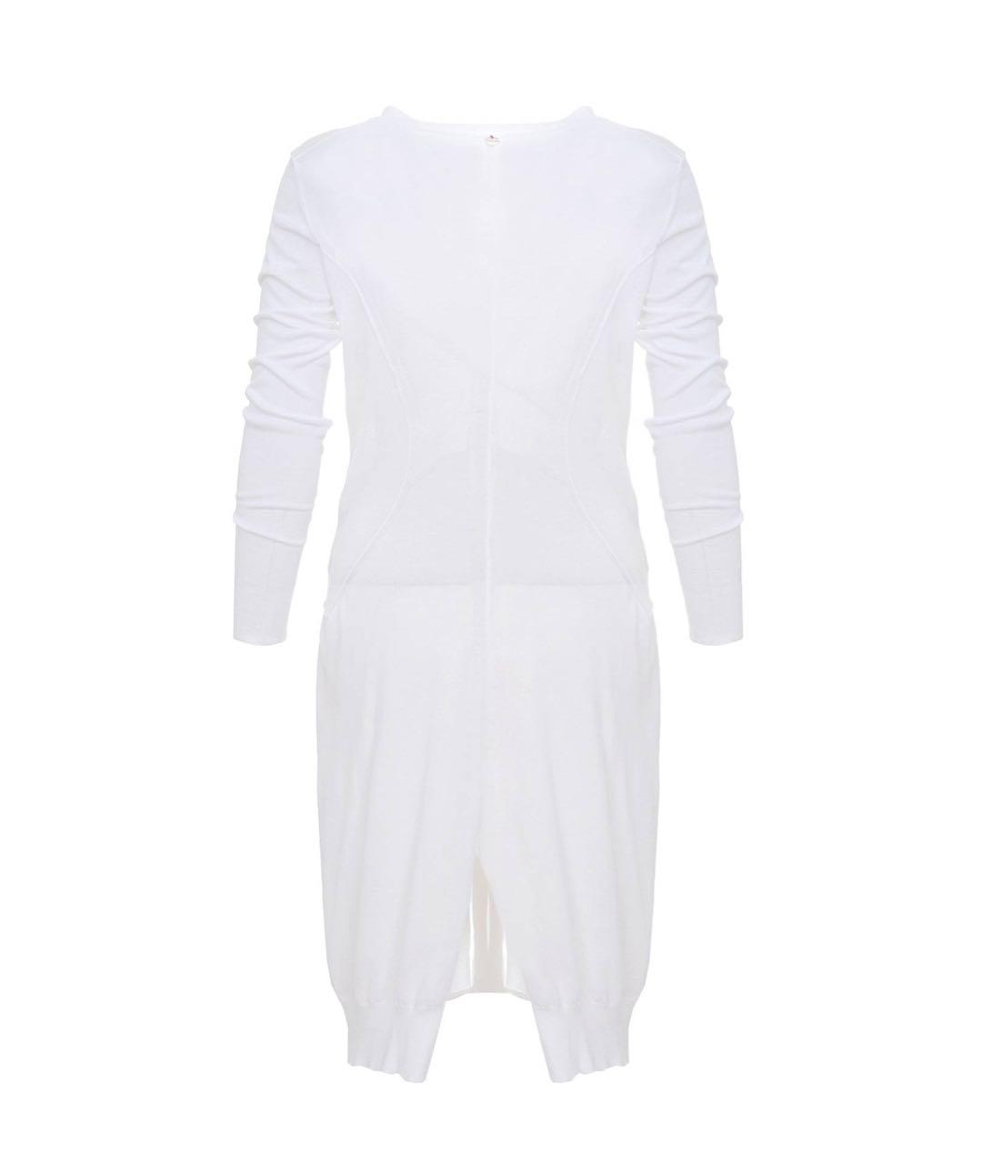 LIVIANA CONTI Белый хлопковый кардиган, фото 2