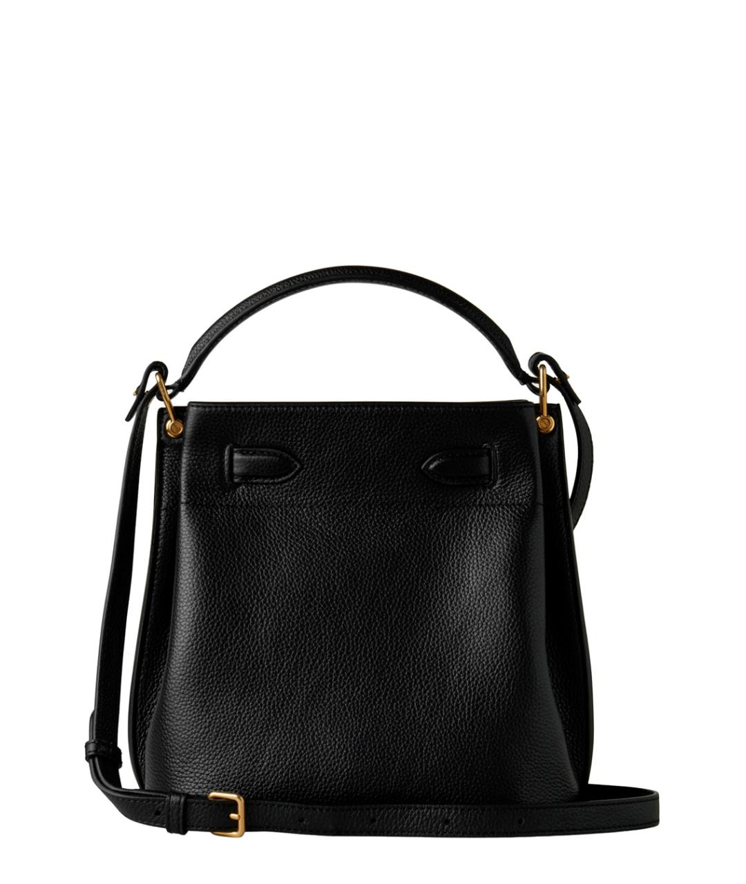 MULBERRY Черная кожаная сумка через плечо, фото 2