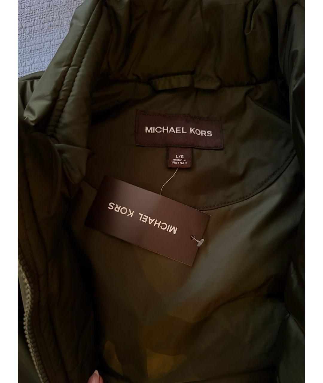 MICHAEL KORS Хаки жилет, фото 4