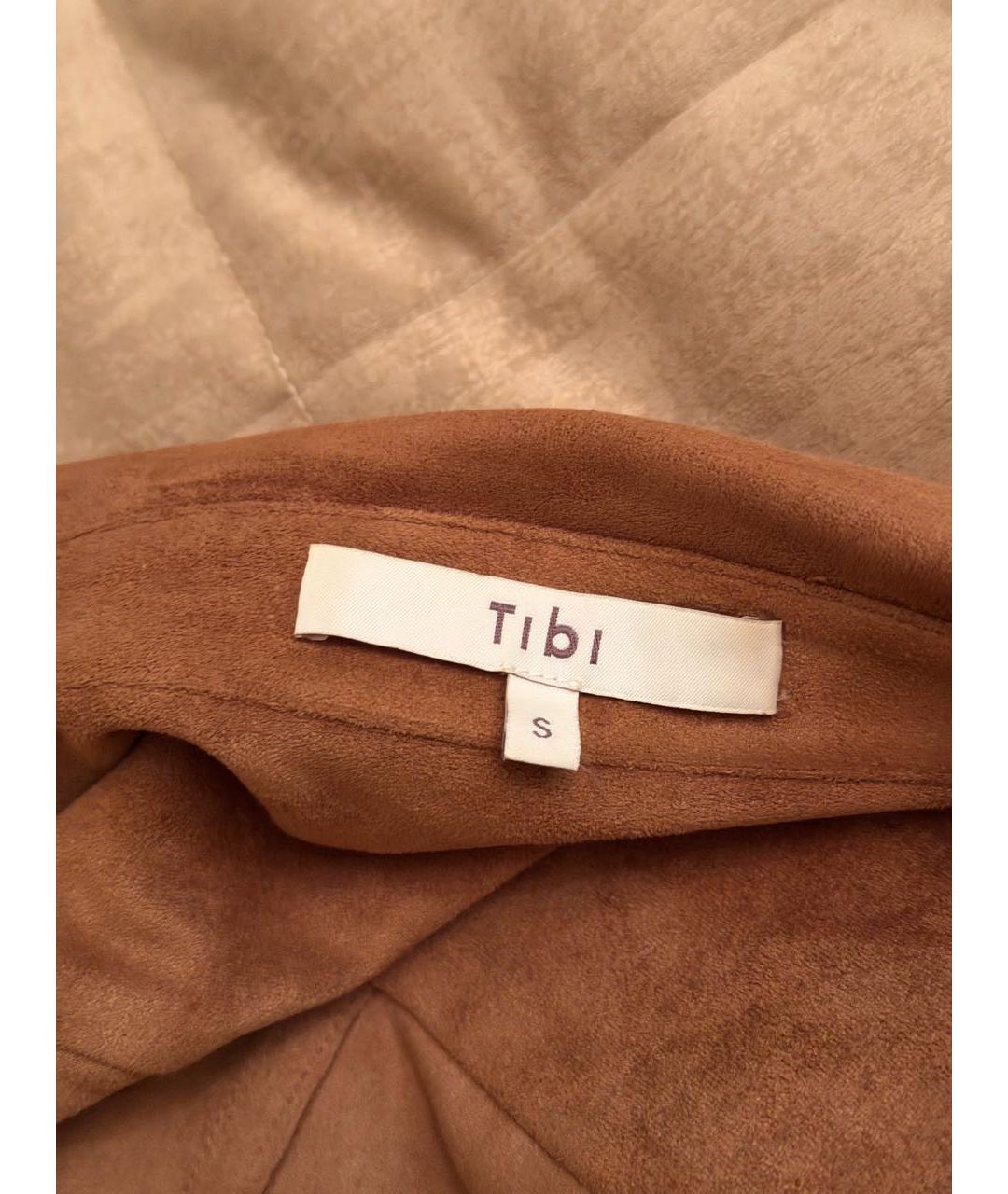 THEORY Коричневый замшевый костюм с брюками, фото 6