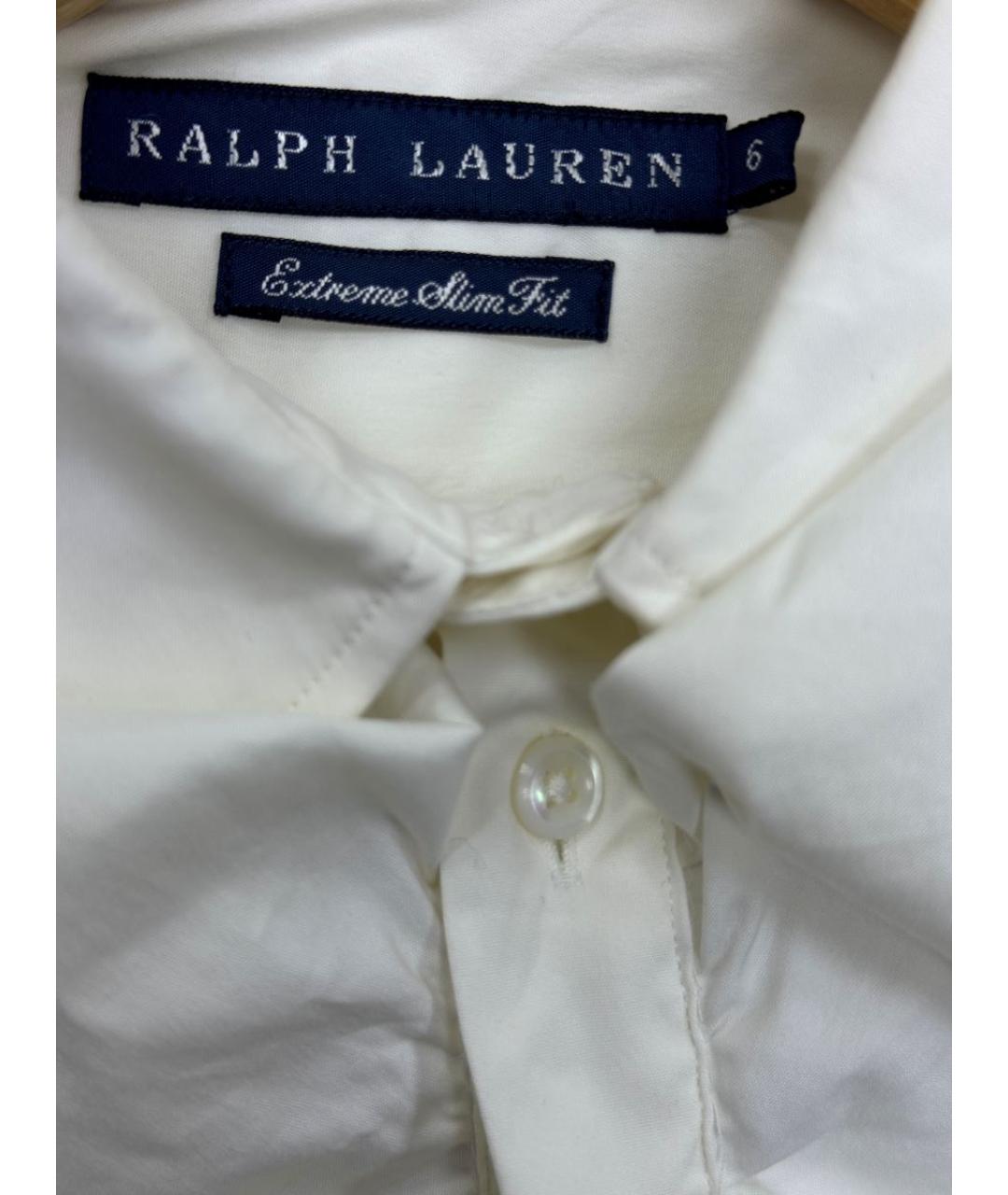 RALPH LAUREN Белая рубашка, фото 4