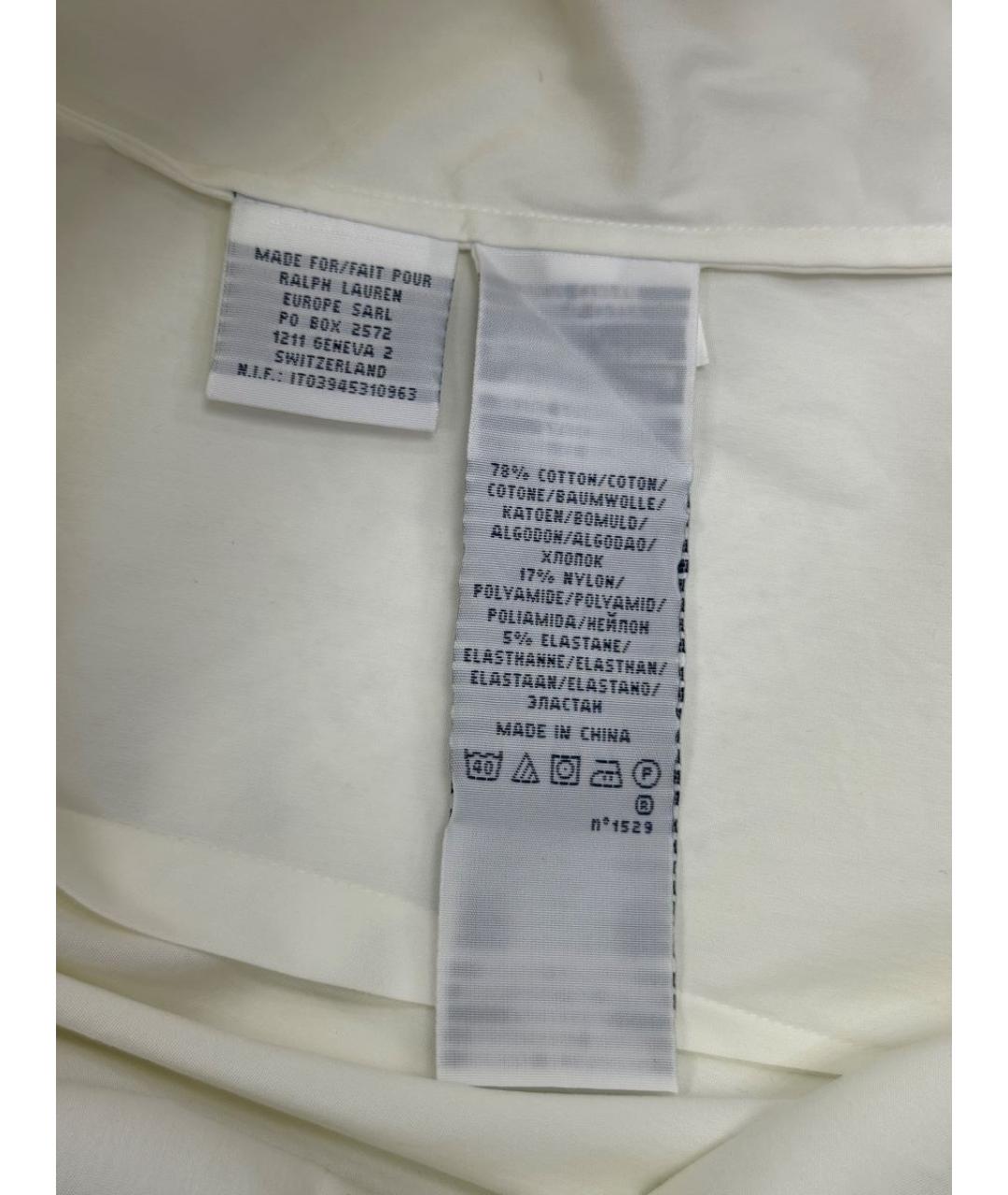 RALPH LAUREN Белая рубашка, фото 5