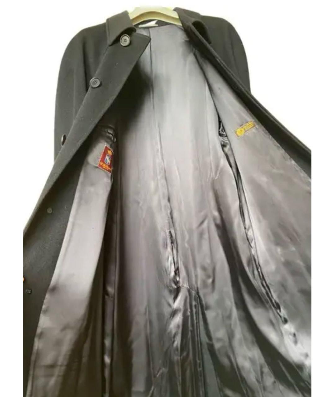 LORO PIANA Черное шерстяное пальто, фото 5