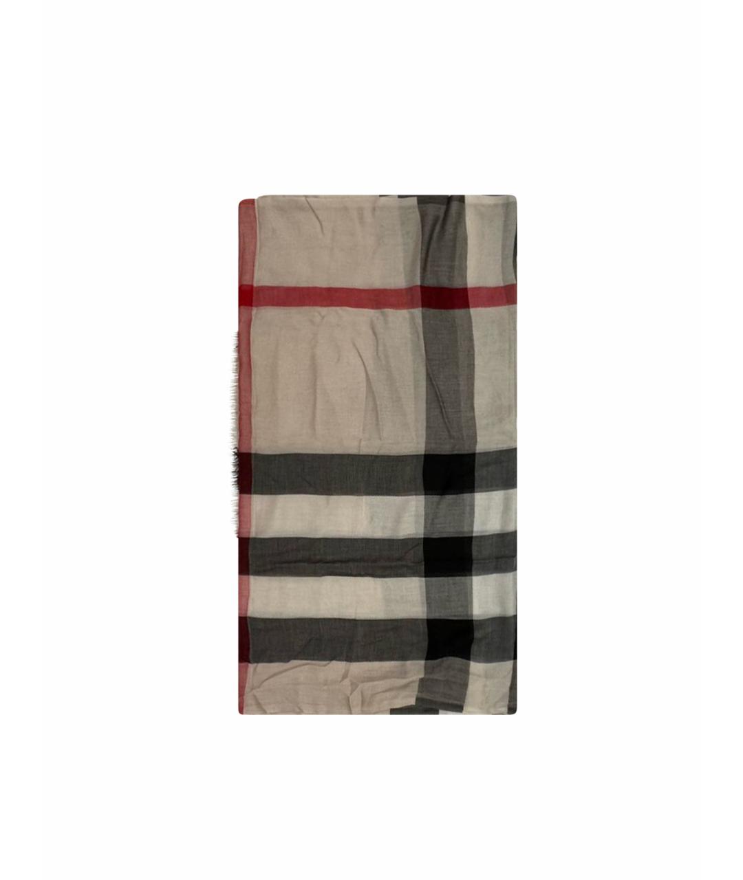 BURBERRY Мульти шерстяной шарф, фото 1
