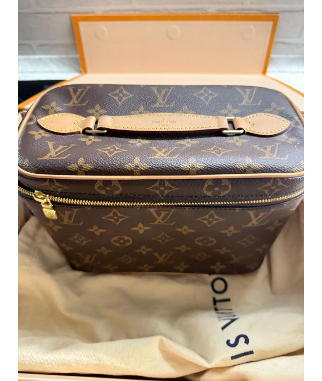 LOUIS VUITTON Коричневая косметичка, фото 1