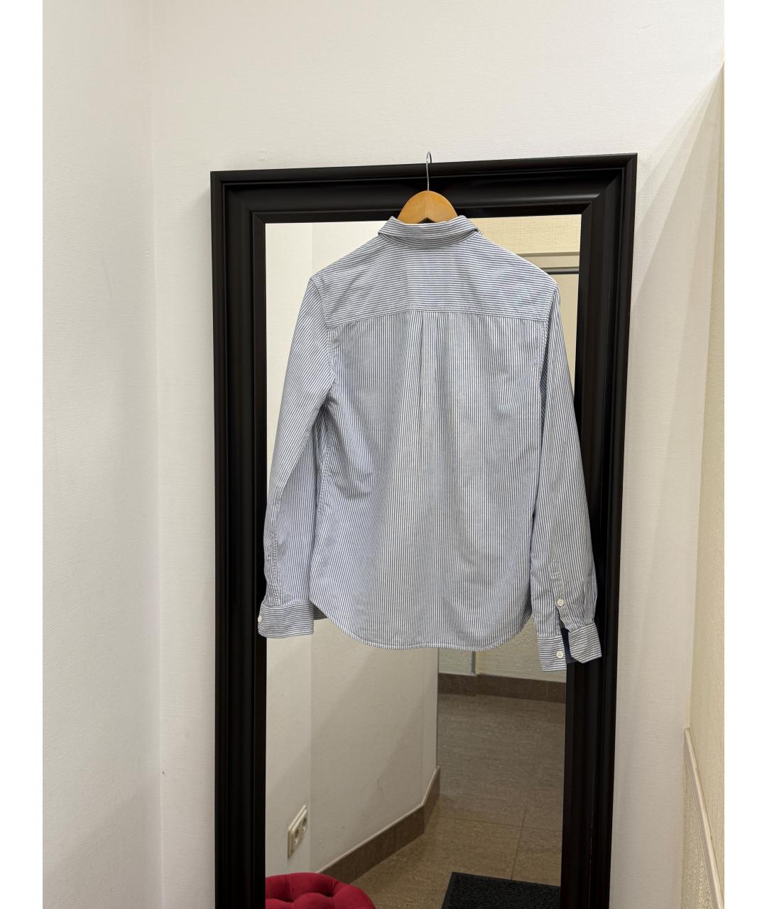 CALVIN KLEIN Голубая хлопковая кэжуал рубашка, фото 2