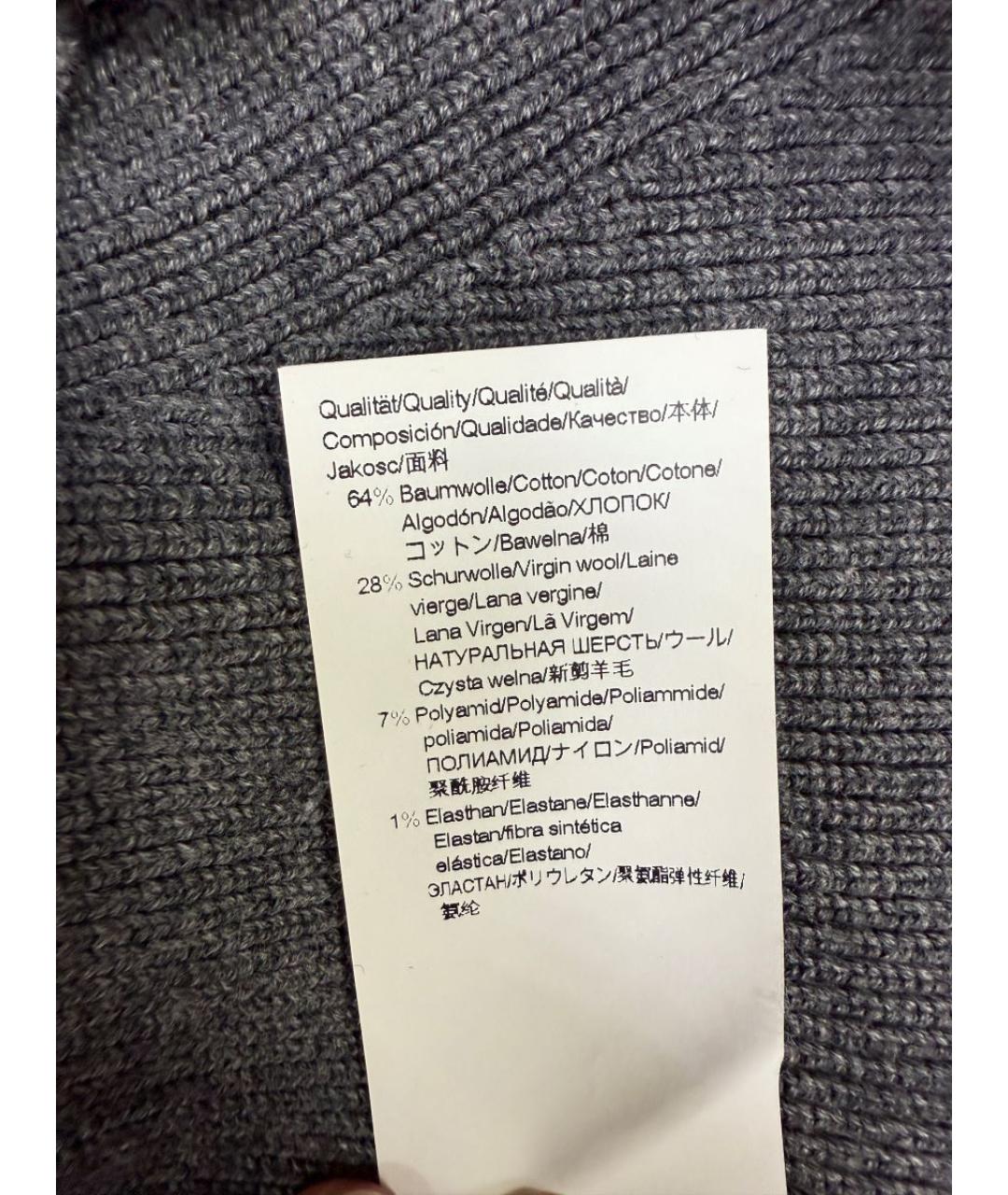 HUGO BOSS Серый джемпер / свитер, фото 5