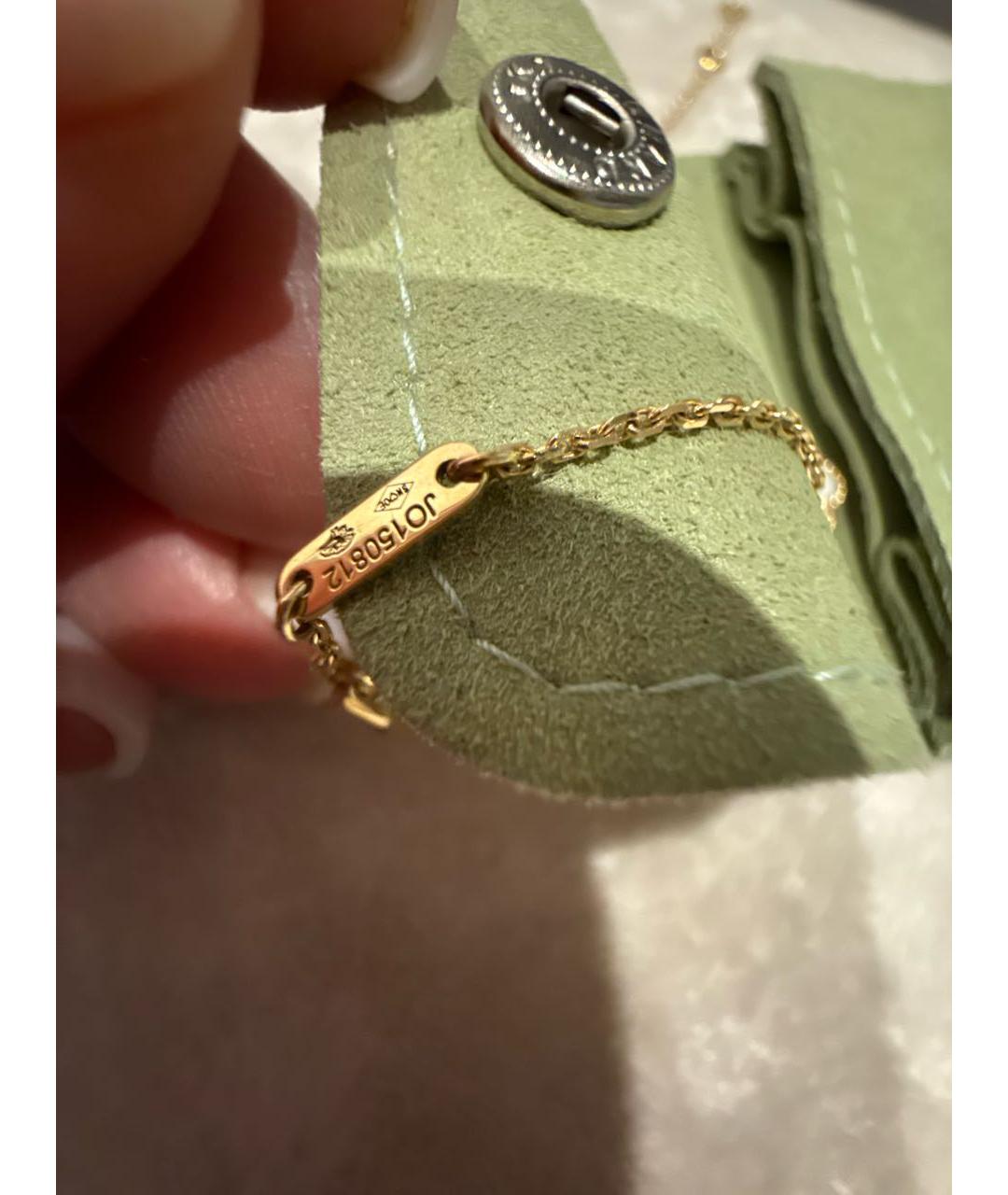 VAN CLEEF & ARPELS Белый браслет из желтого золота, фото 3