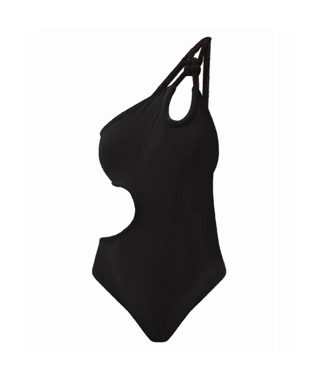 HERMES Черный полиамидовый купальник, фото 8