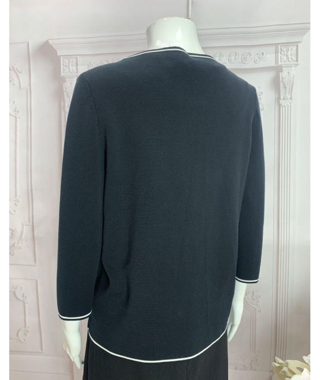 LIVIANA CONTI Черный хлопковый кардиган, фото 6