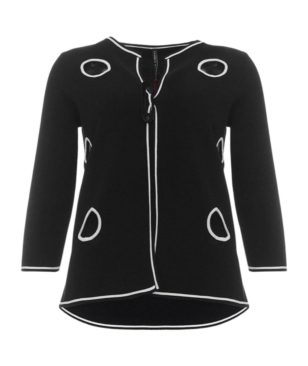 LIVIANA CONTI Черный хлопковый кардиган, фото 1
