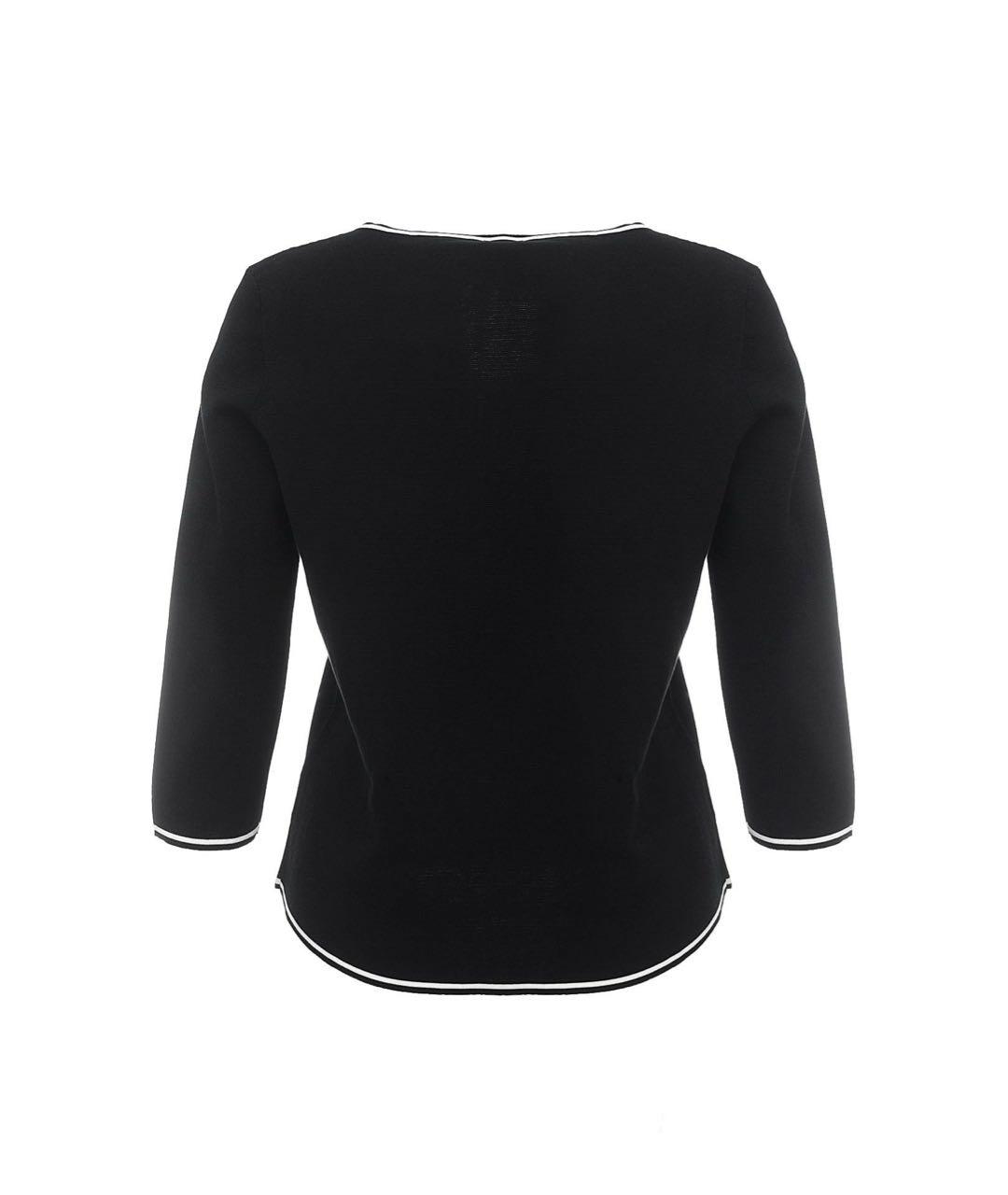 LIVIANA CONTI Черный хлопковый кардиган, фото 2