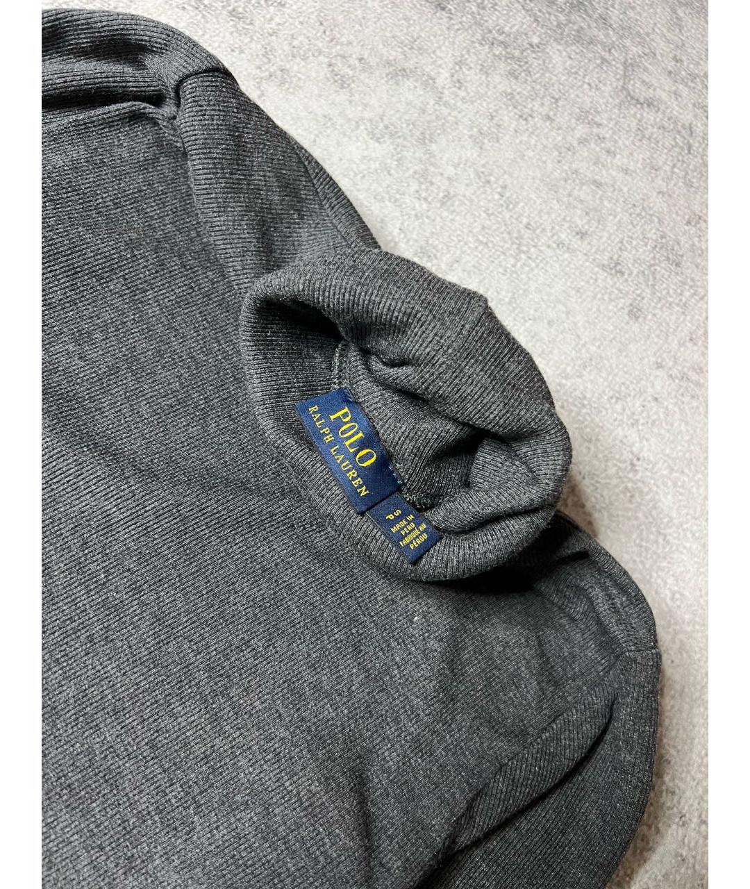 RALPH LAUREN Серая водолазка, фото 5