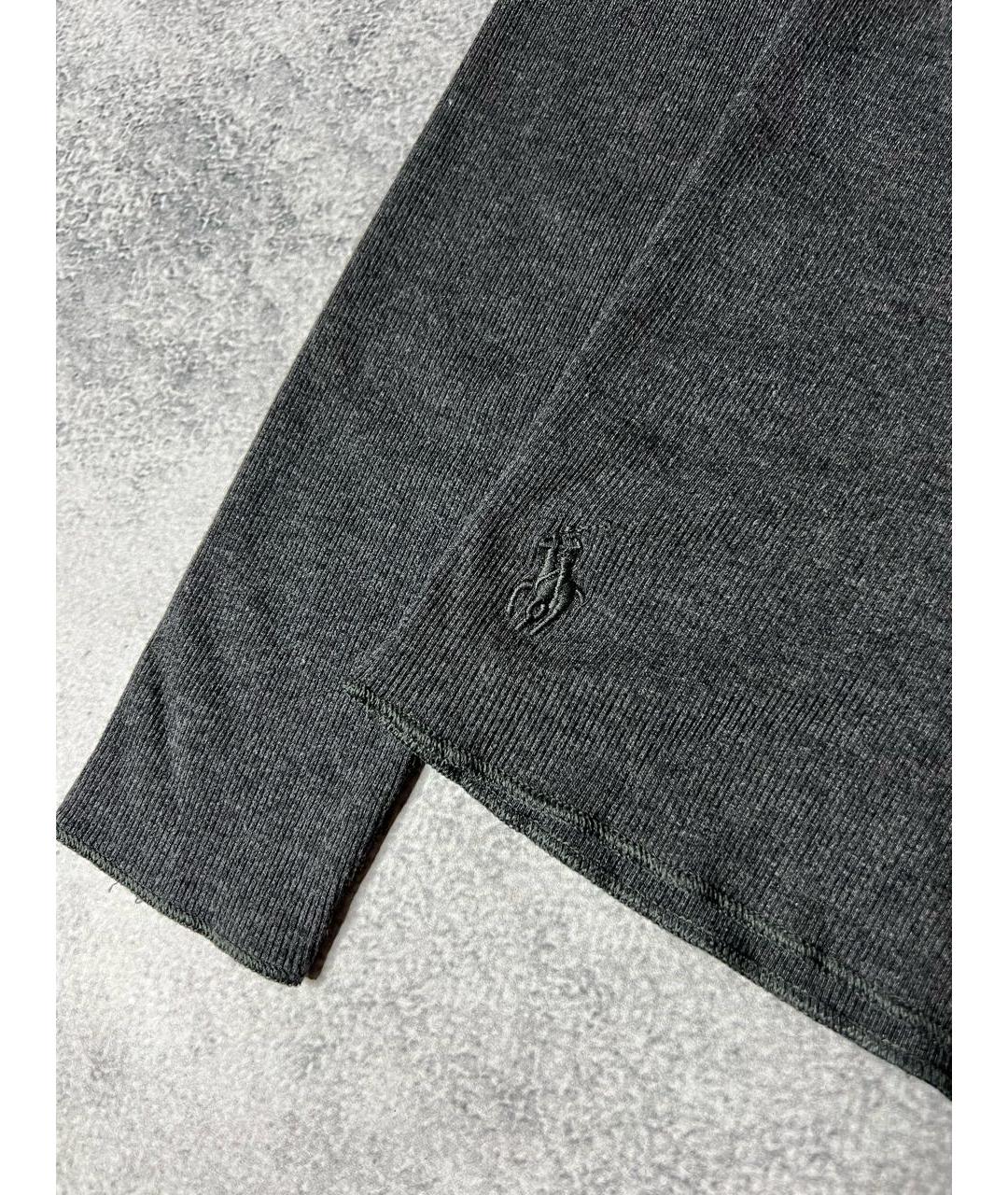 RALPH LAUREN Серая водолазка, фото 4