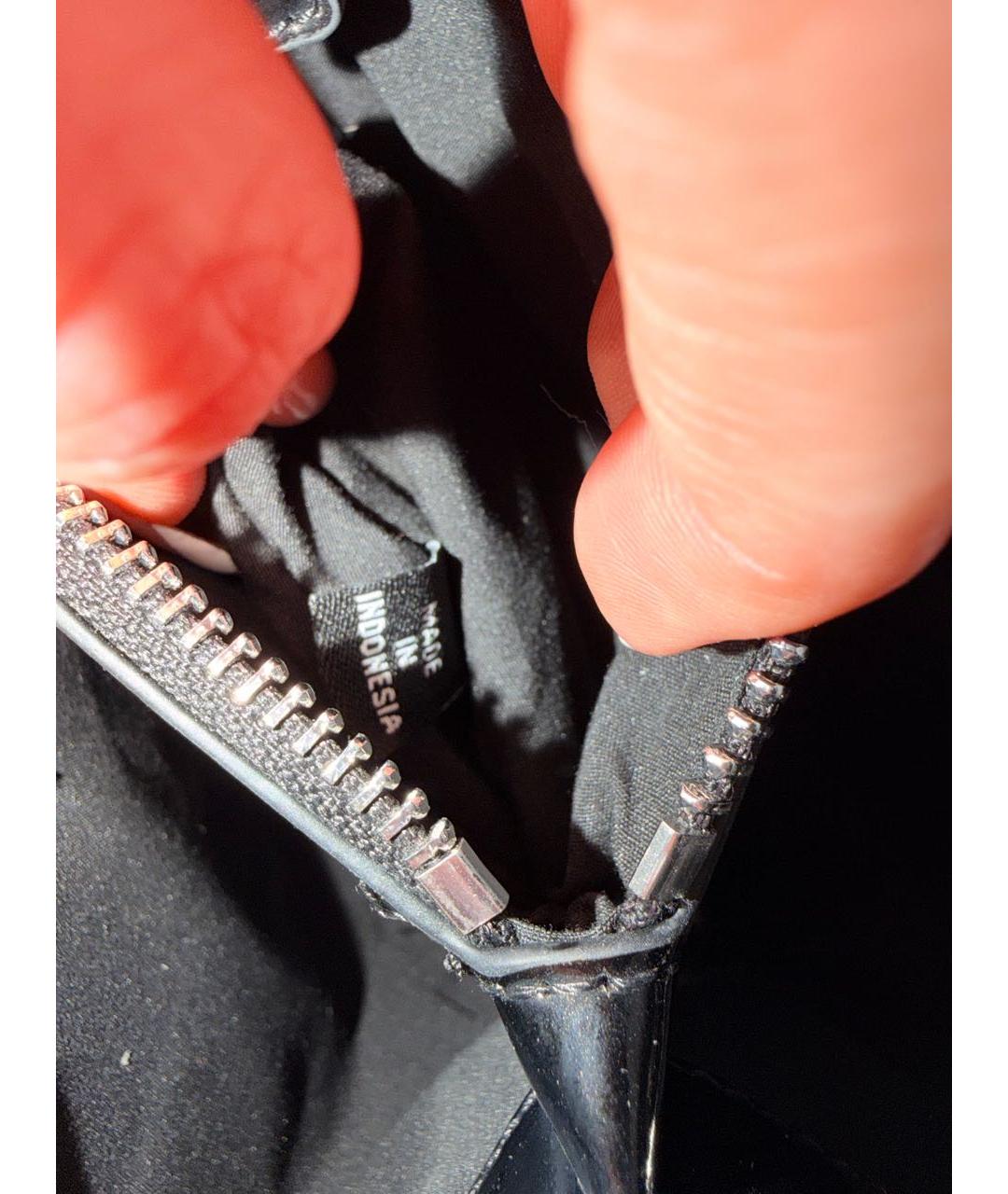 ARMANI EXCHANGE Черная сумка с короткими ручками из искусственной кожи, фото 5