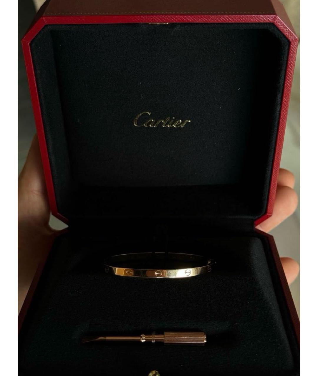 CARTIER Розовый браслет из розового золота, фото 3