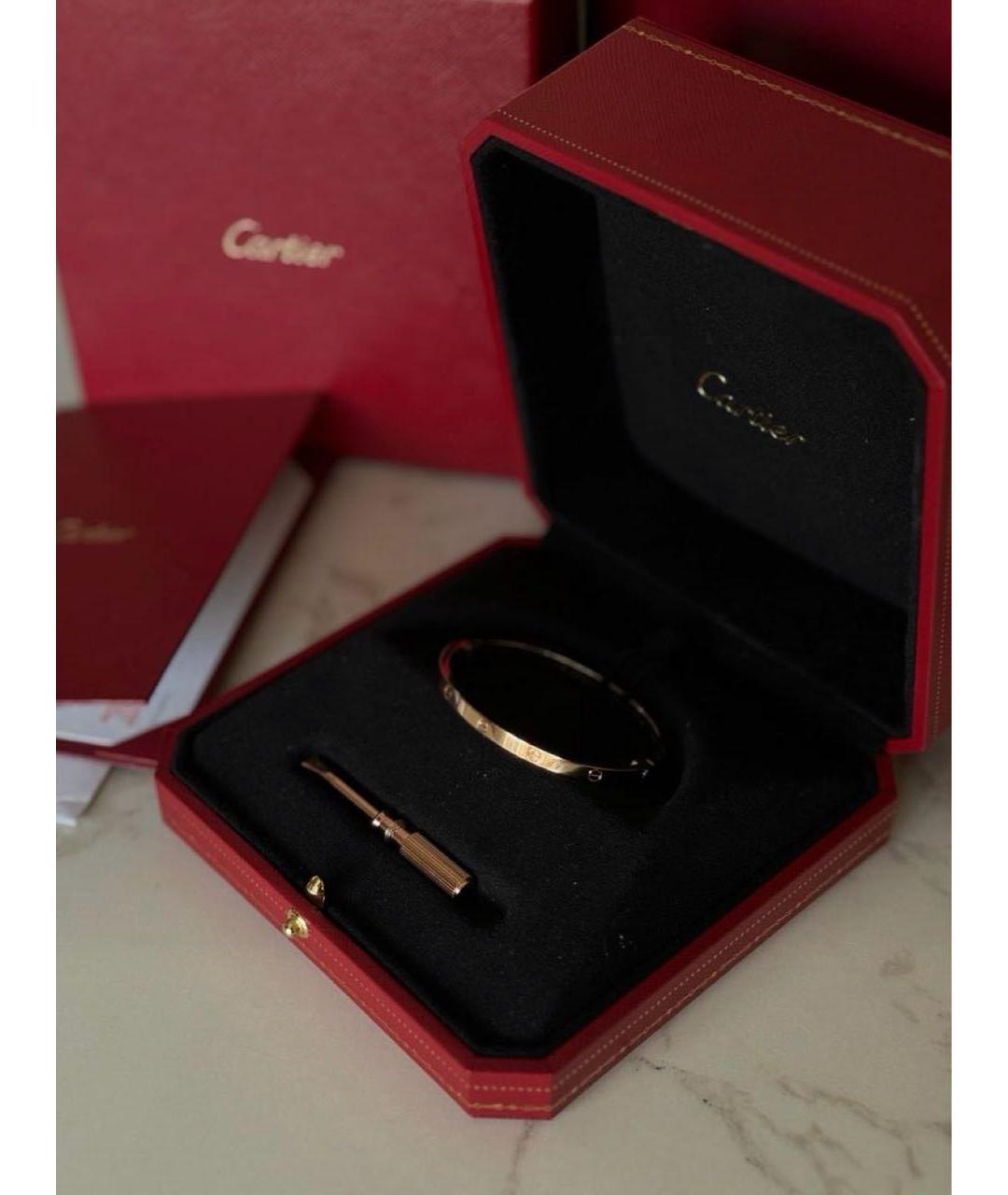 CARTIER Розовый браслет из розового золота, фото 4