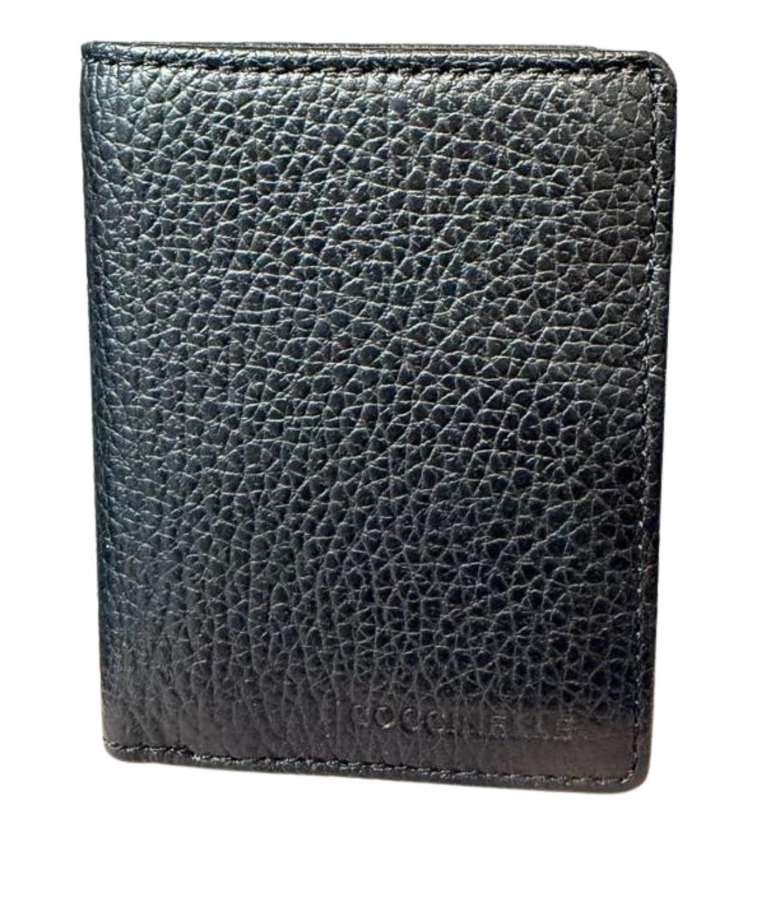 COCCINELLE Черный кожаный кошелек, фото 1