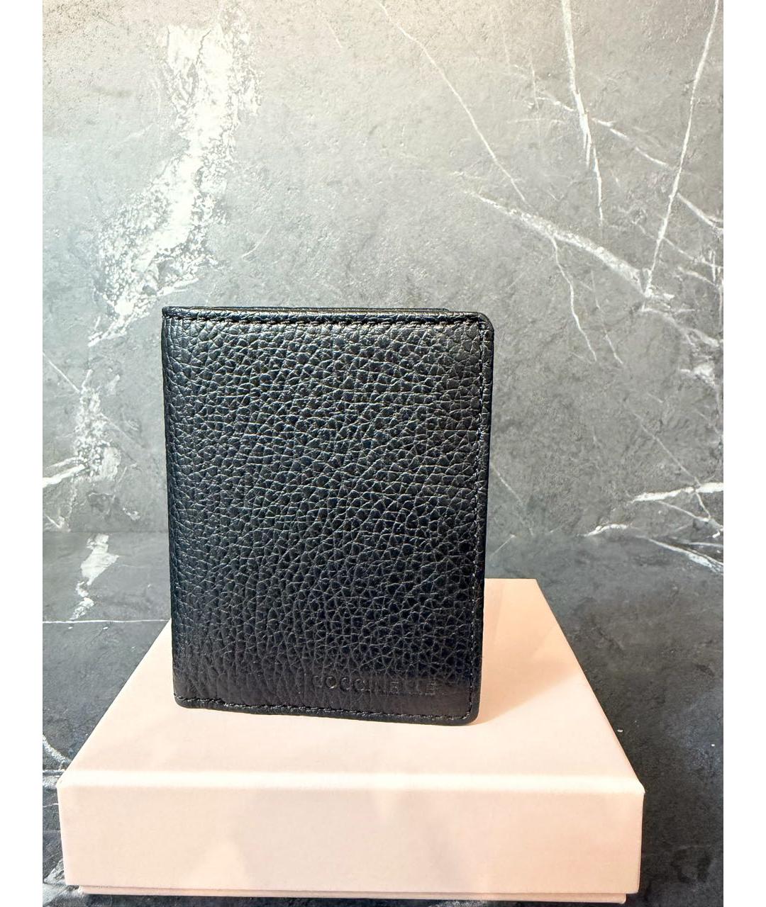 COCCINELLE Черный кожаный кошелек, фото 9