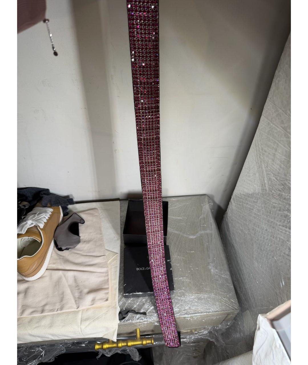 DOLCE&GABBANA Розовый ремень, фото 3