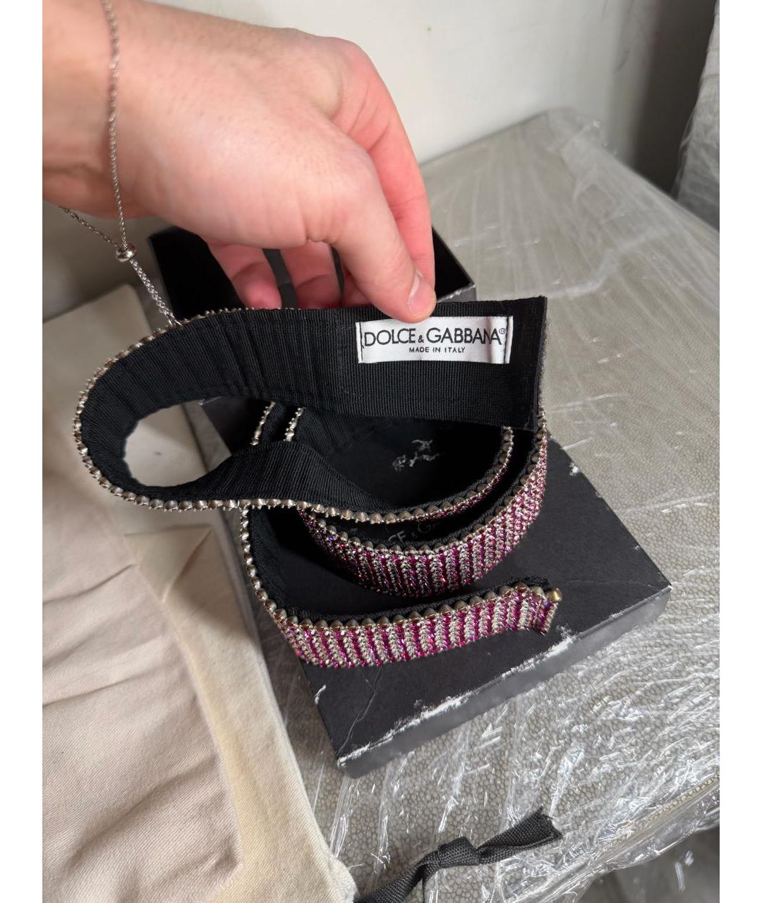 DOLCE&GABBANA Розовый ремень, фото 2