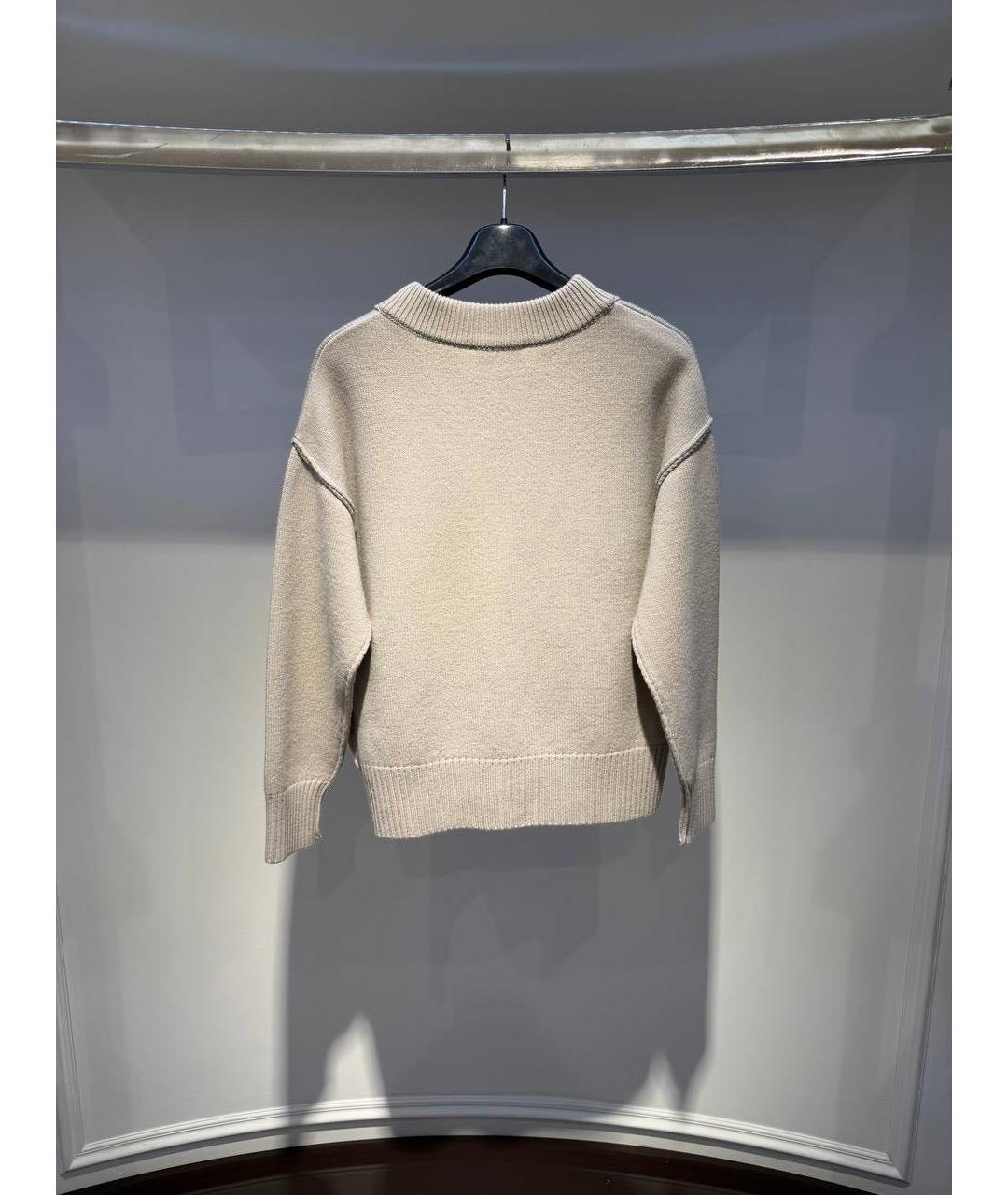 Ami Paris Бежевый кардиган, фото 2