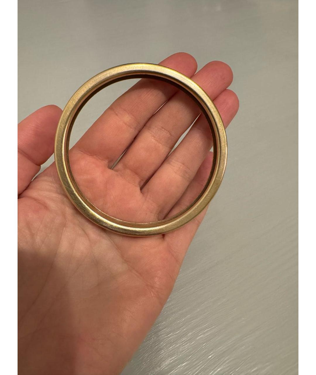 CHANEL Золотой металлический браслет, фото 2