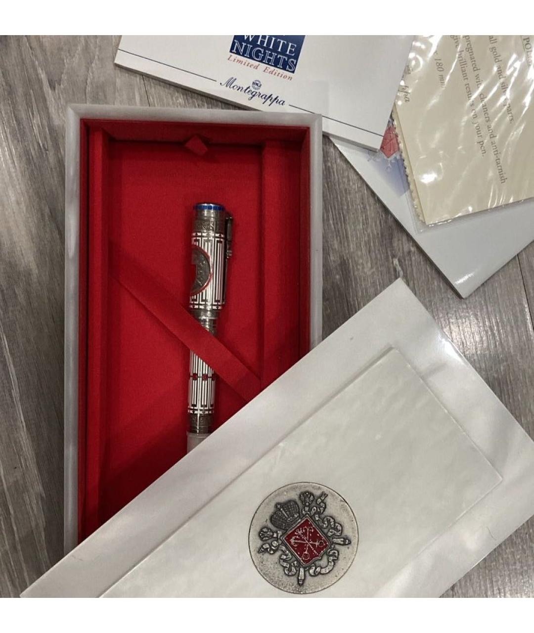 MONTEGRAPPA Серебряная перьевая ручка, фото 3