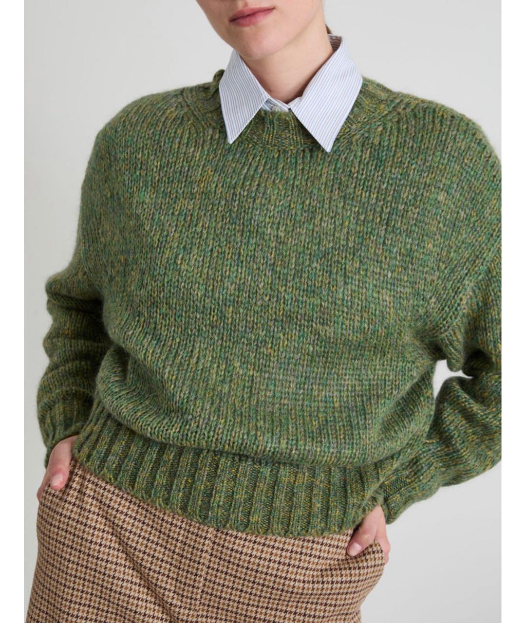 WEEKEND MAX MARA Зеленый джемпер / свитер, фото 4