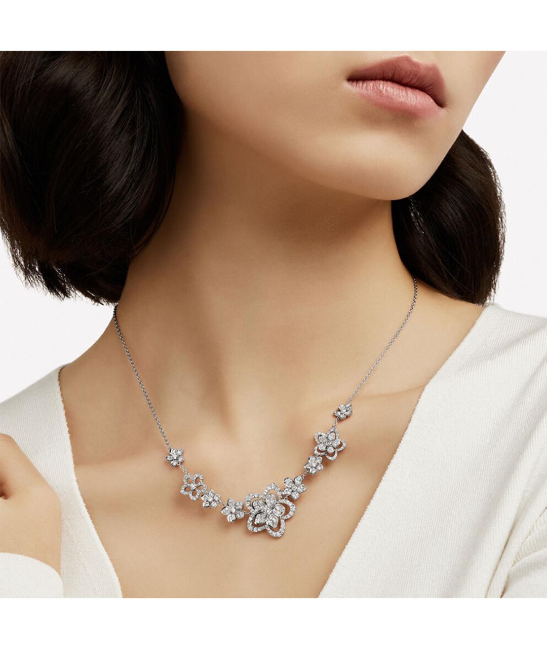 GRAFF Серебряное колье из белого золота, фото 2