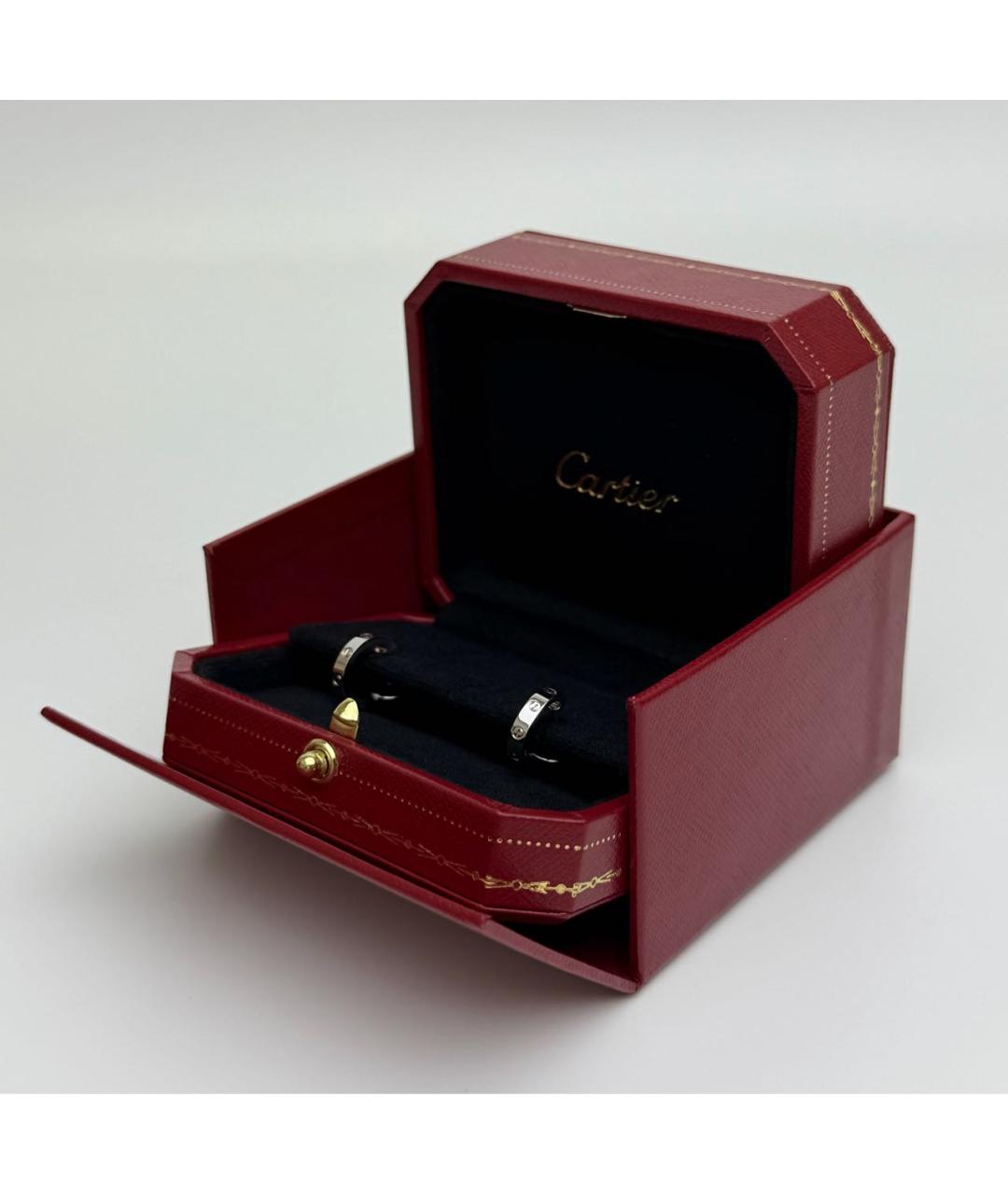 CARTIER Серебряные серьги из белого золота, фото 5