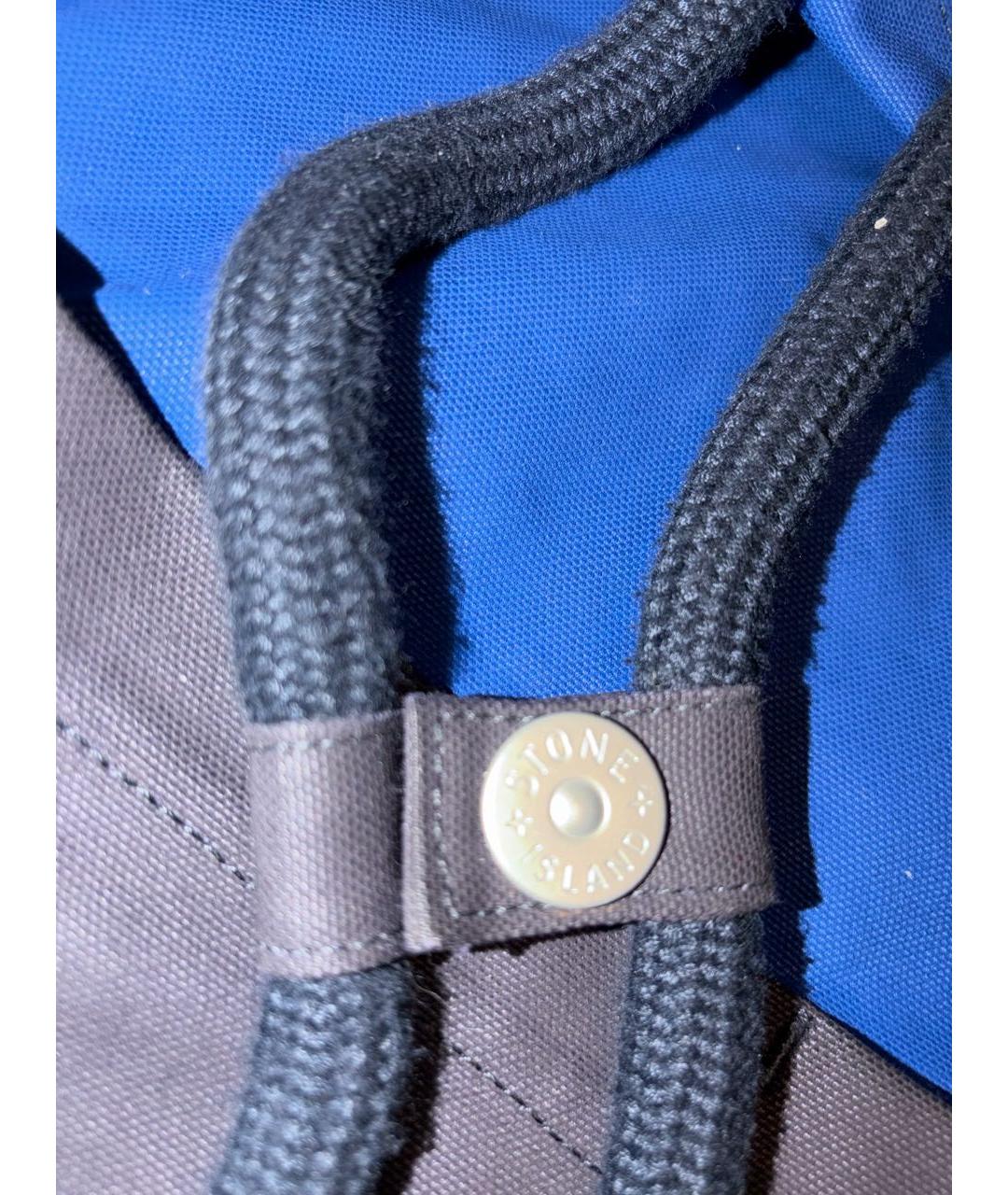 STONE ISLAND Синий деним рюкзак, фото 4